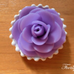 ローズキャンドル (パープル)