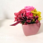 花一輪のアレンジメント Y.Mさん作品